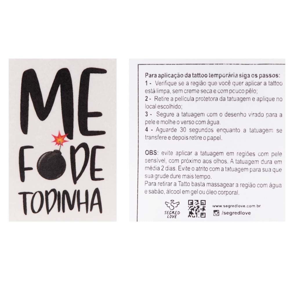 Gel Me Fode Todinha Tatoo 15ml Segred Love