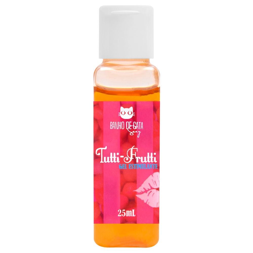 Gel óleo Beijável Estimulante 25ml Banho De Gata