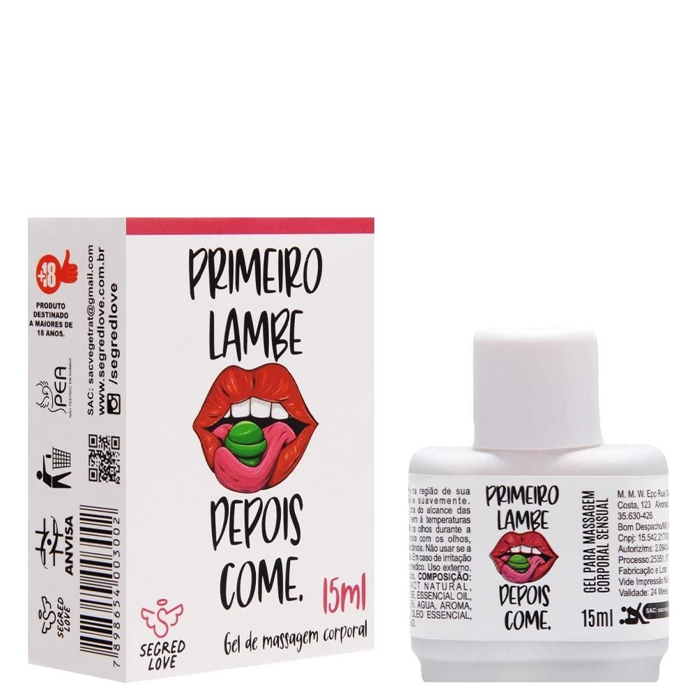 Gel Primeiro Vc Lambe Tatoo 15ml Segred Love