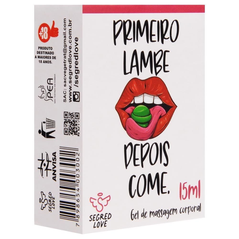 Gel Primeiro Vc Lambe Tatoo 15ml Segred Love