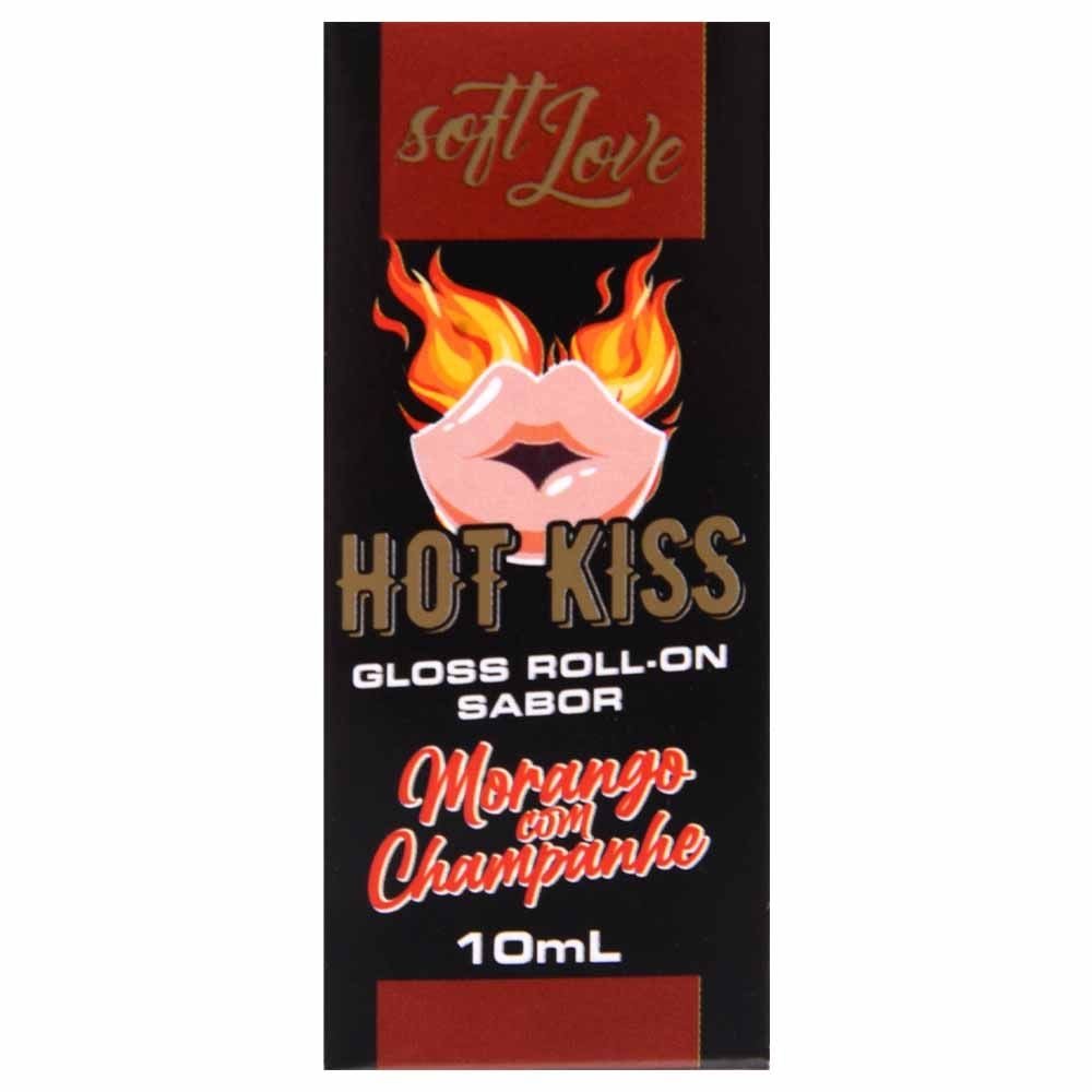 Gloss Hot Kiss Beijável 10ml Soft Love