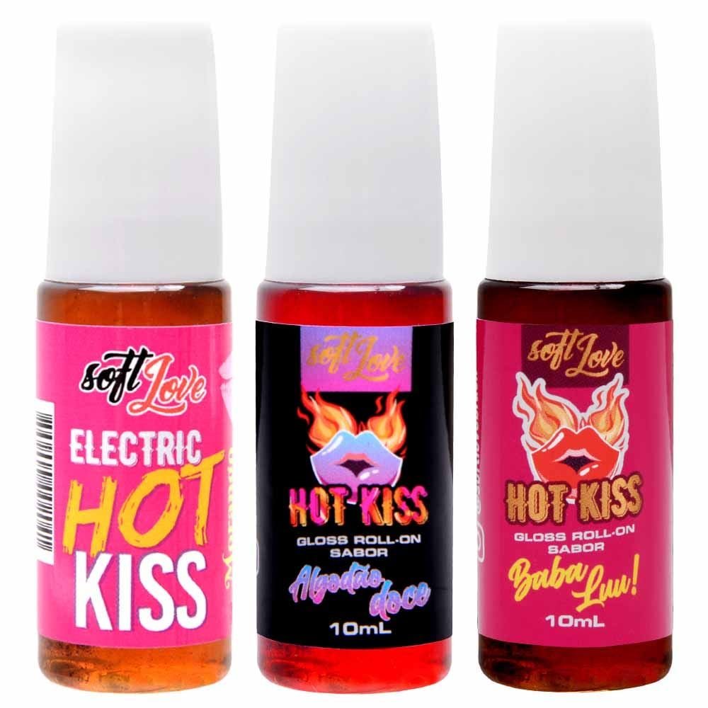 Gloss Hot Kiss Beijável 10ml Soft Love