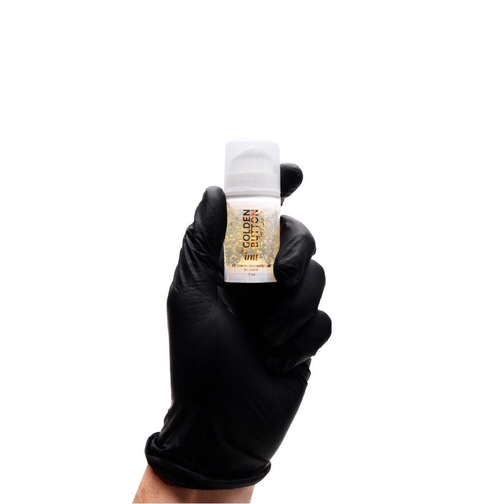 Golden Button Gel Particulas Ouro 23k 17ml Intt