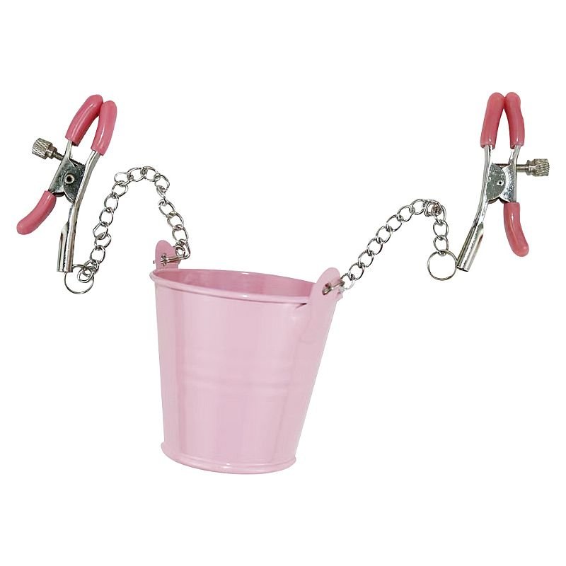 Grampos de Mamilo com Baldinho - Vermelho