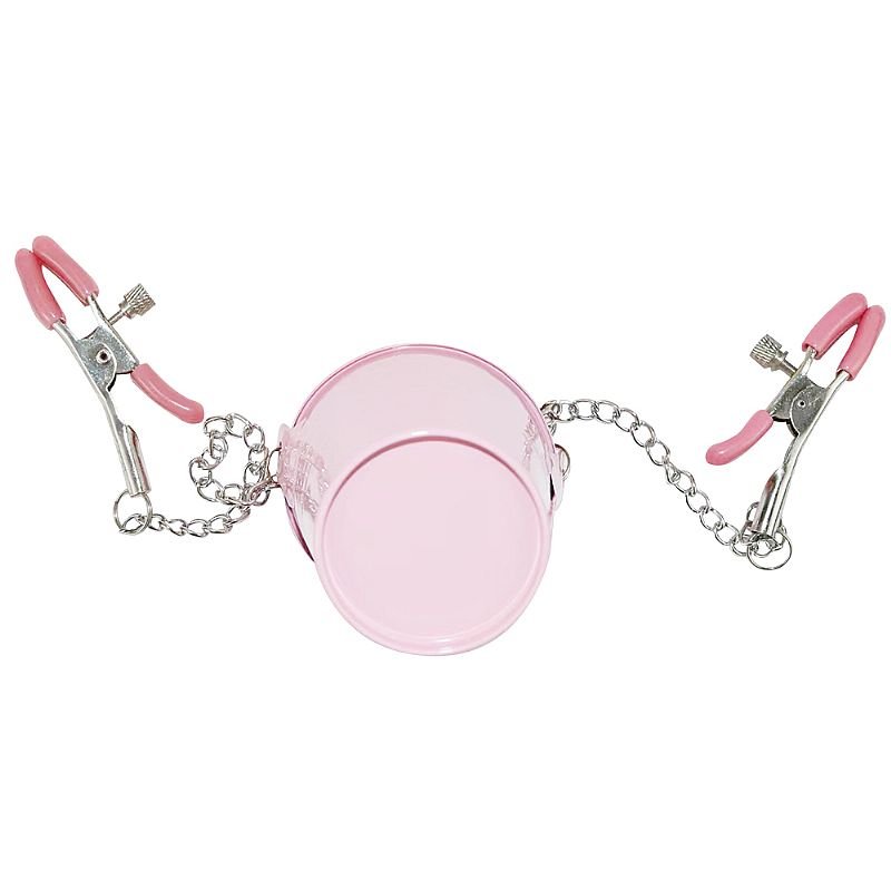 Grampos de Mamilo com Baldinho - Rosa