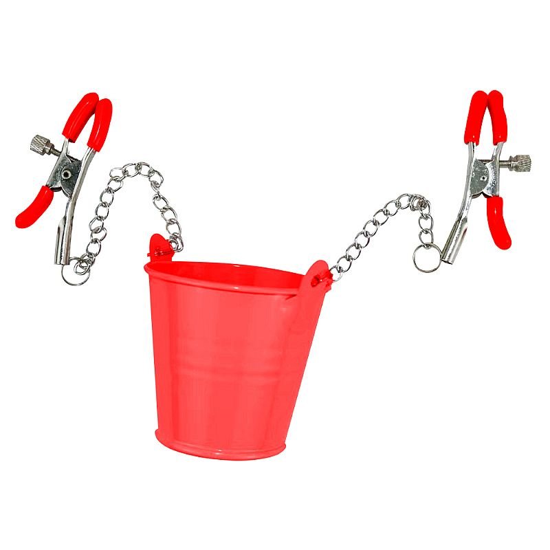 Grampos de Mamilo com Baldinho - Rosa