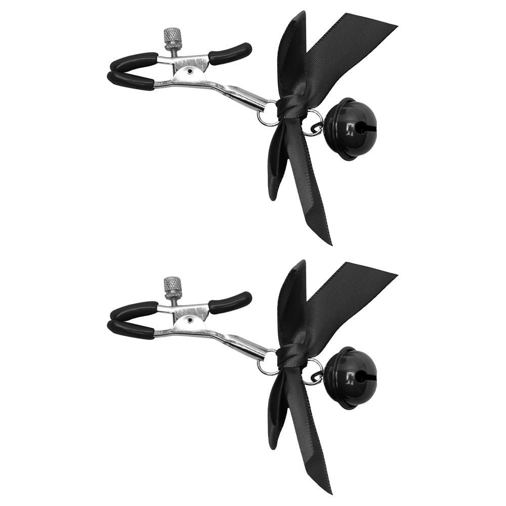 Grampos De Mamilo Com Sino E Laço Sexy Import