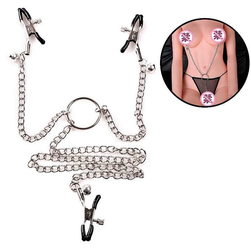 Grampos Para Seios com sino / com Prendedor para Vagina