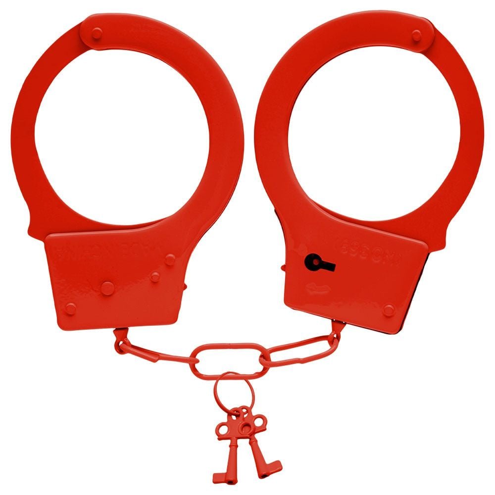 Hand Cuffs Algema De Metal Colorida Sexy Import