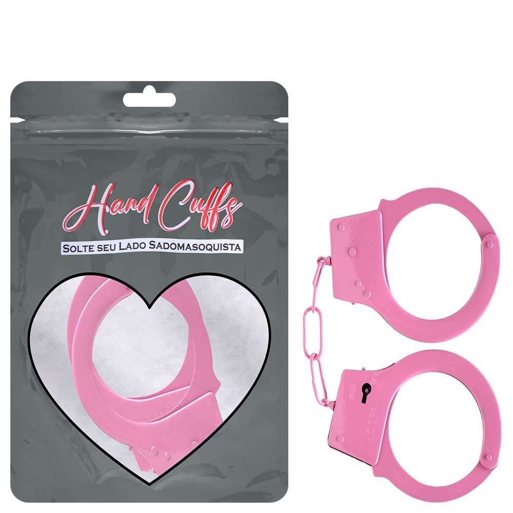 Hand Cuffs Algema De Metal Colorida Sexy Import