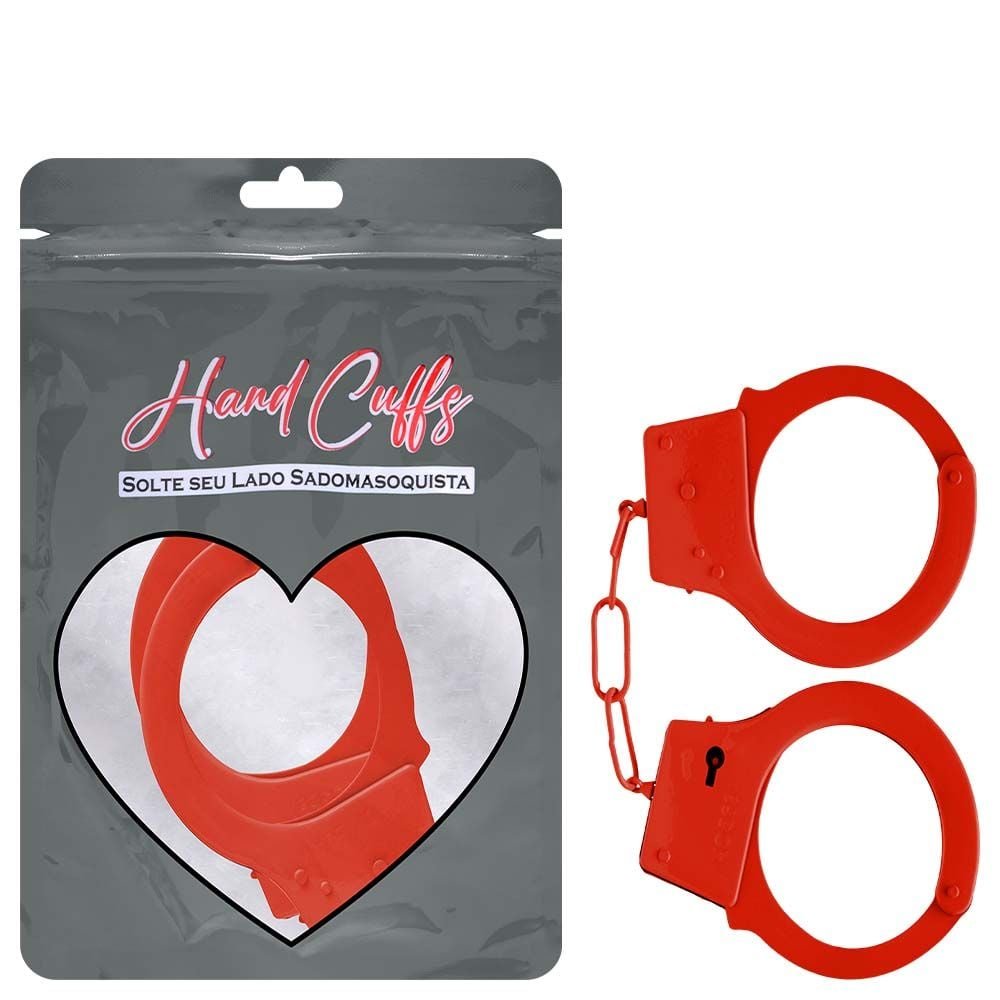 Hand Cuffs Algema De Metal Colorida Sexy Import