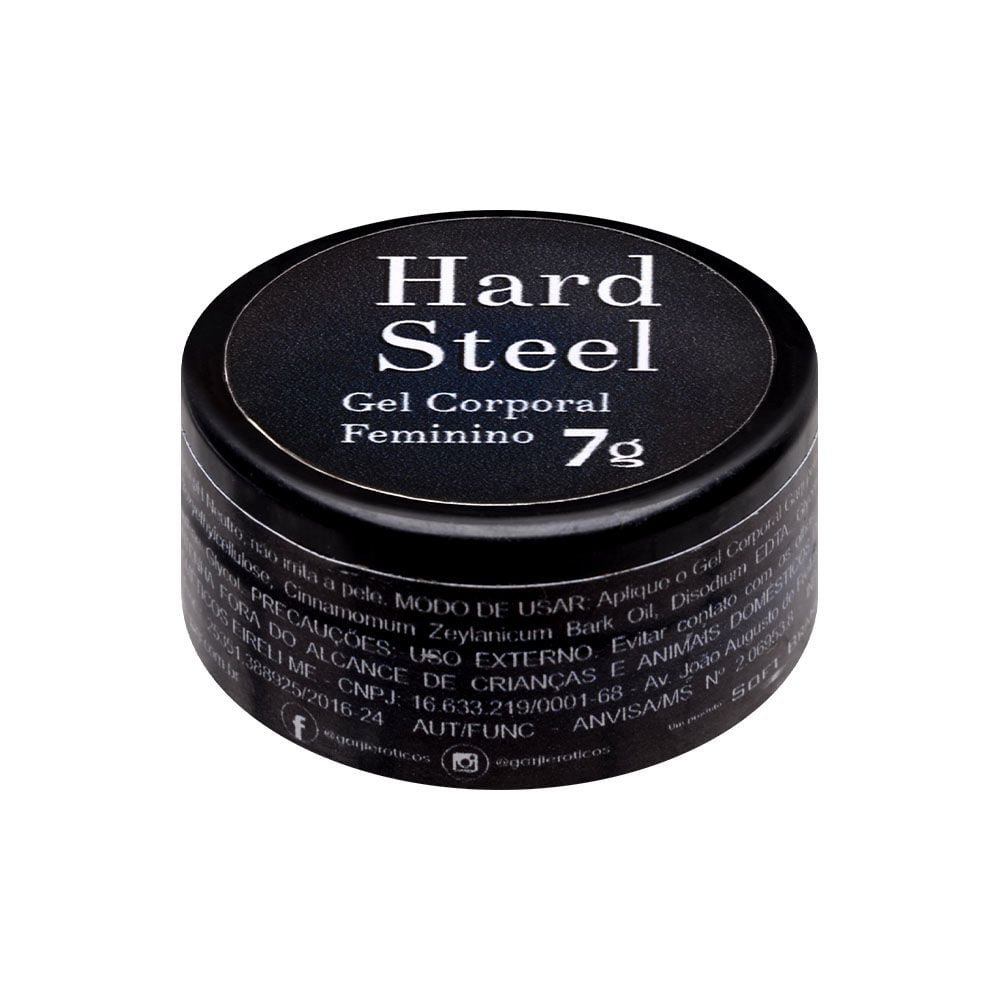 Hard Steel Gel Excitante Feminino 7g Garji