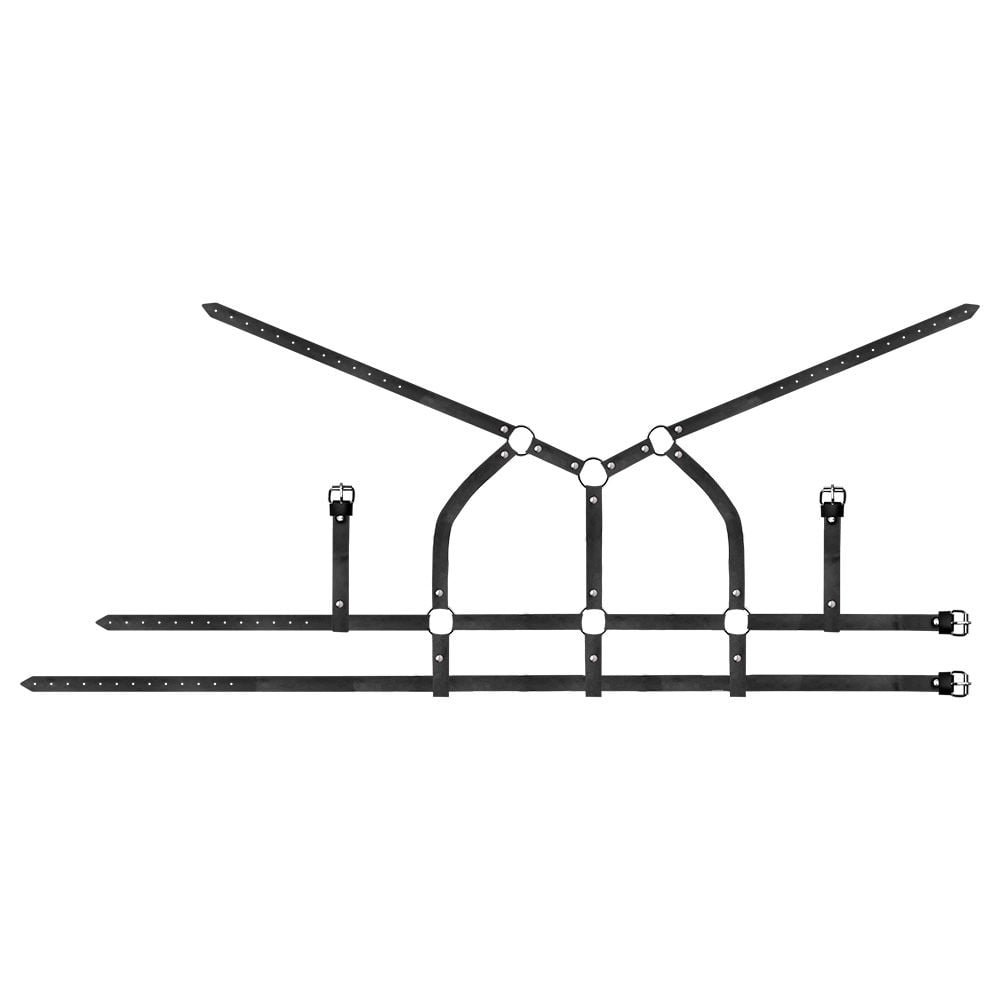 Harness Contorno De Busto Couro 3 Sexy Import