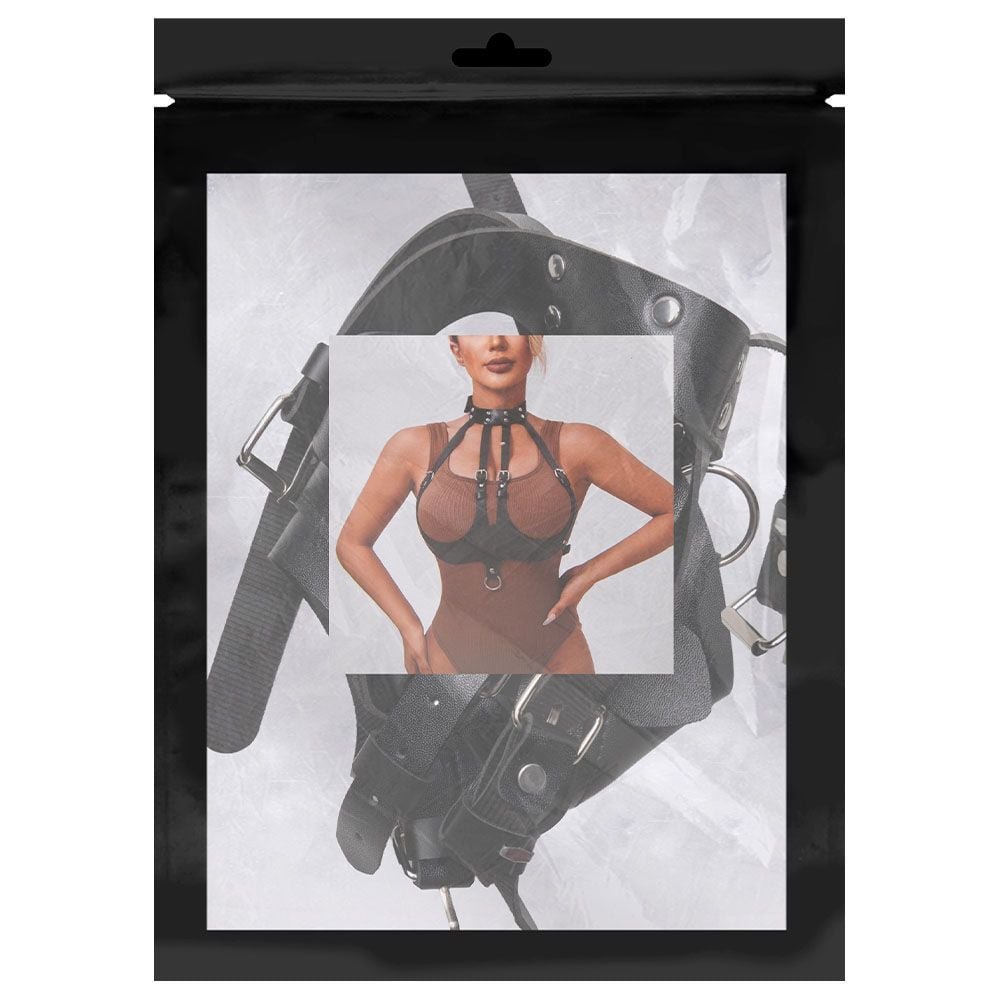 Harness Contorno De Busto Em Couro 10 Sexy Import