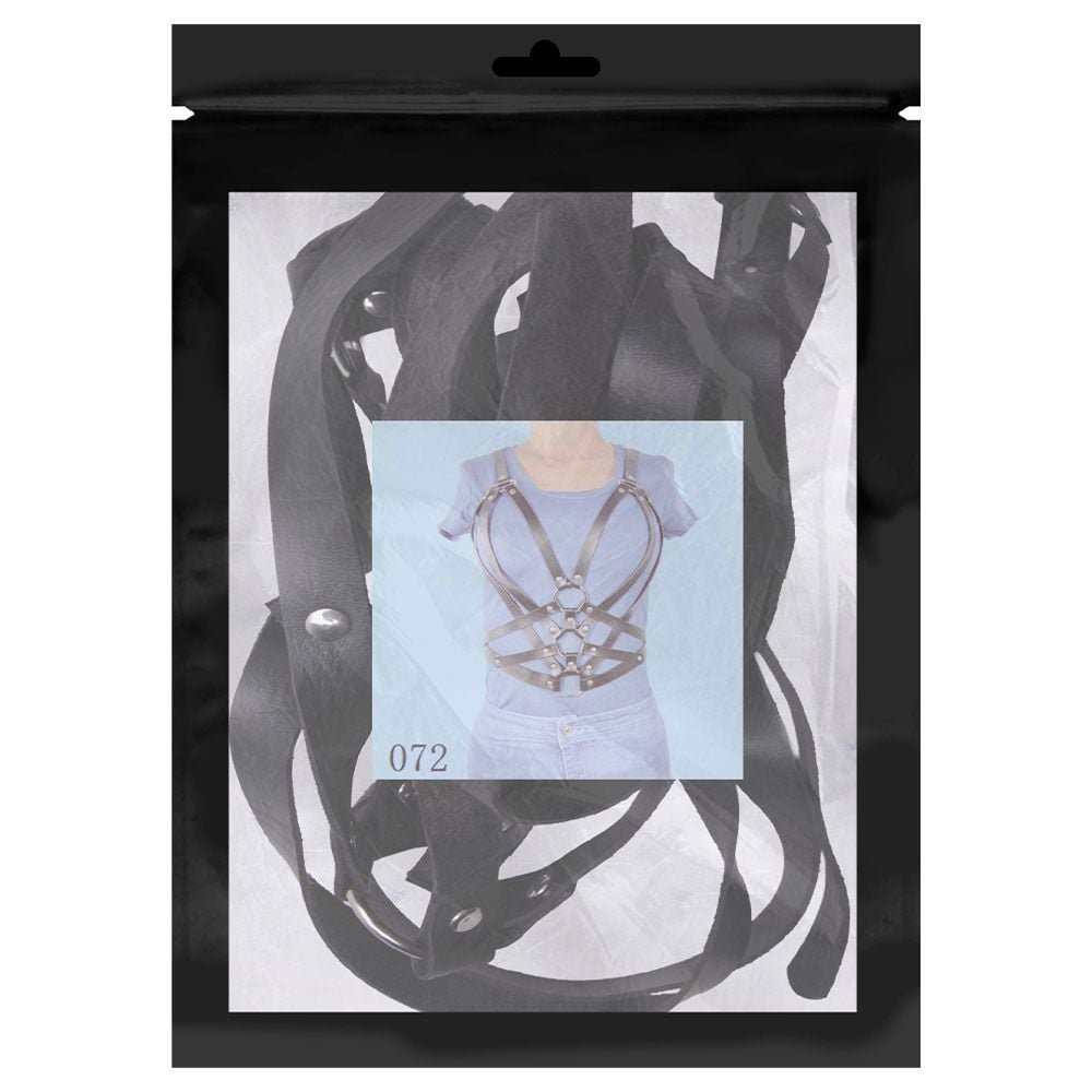 Harness Contorno De Busto Em Couro 6 Sexy Import