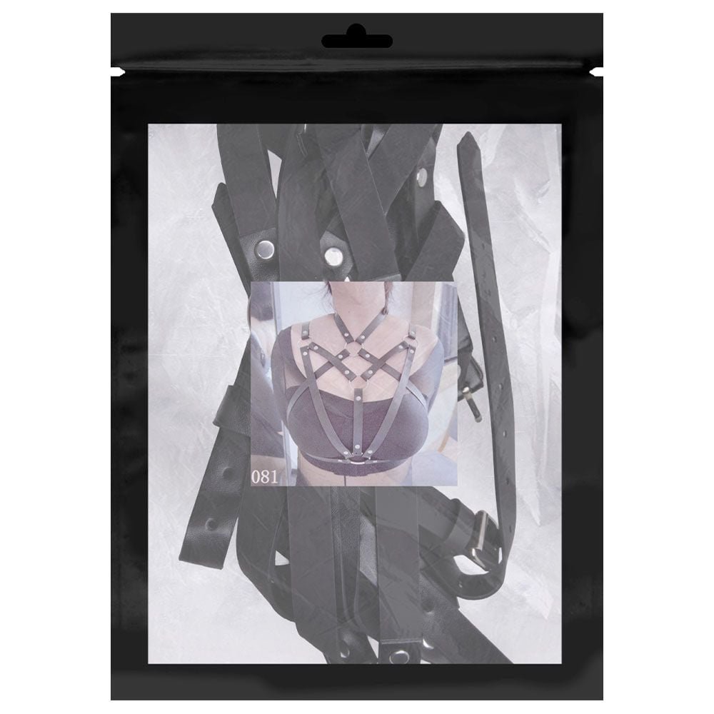 Harness Contorno De Busto Em Couro 8 Sexy Import