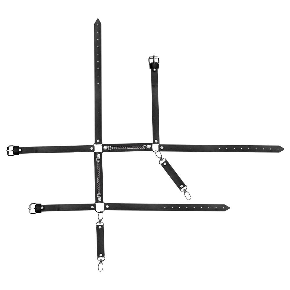 Harness Em Couro Com Algema 2 Sexy Import