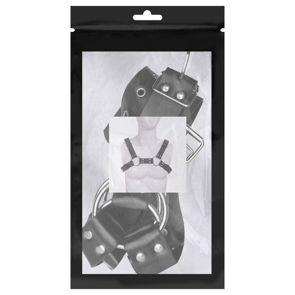 Harness Masculino 5 Couro 3 X 100cm Sexy Import