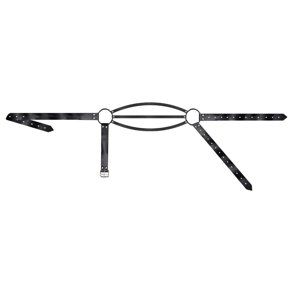 Harness Masculino Couro 5 2 X 100cm Sexy Import