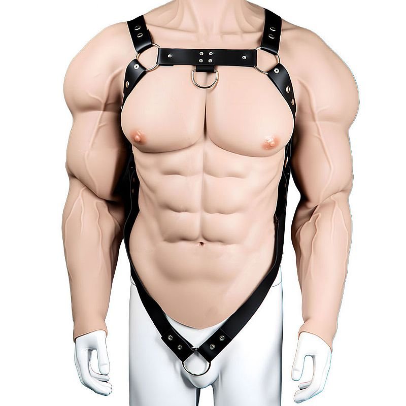 Harness Masculino Peitoral e Cintura Com Anel Peniano