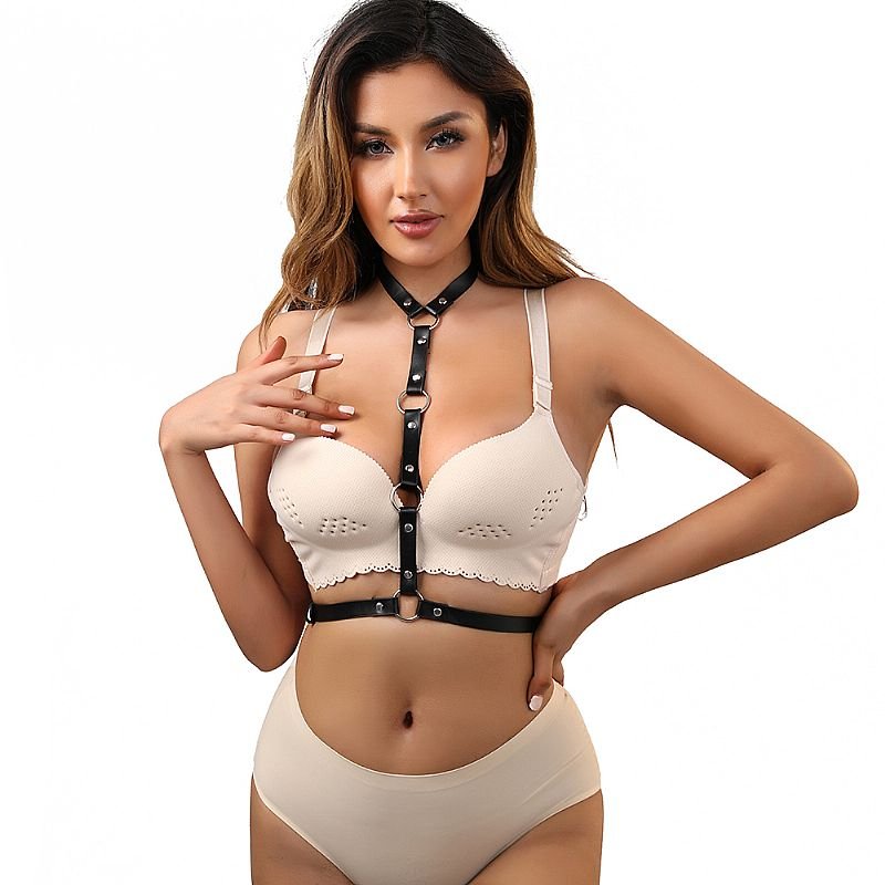 Harness - Pescoço e Cintura 2 - Preto