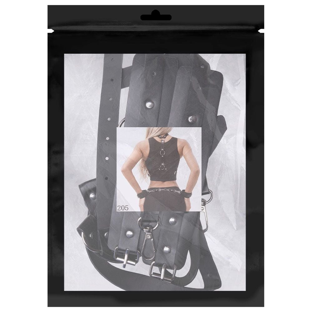 Harness Pescoço E Cintura Com Algema Sexy Import