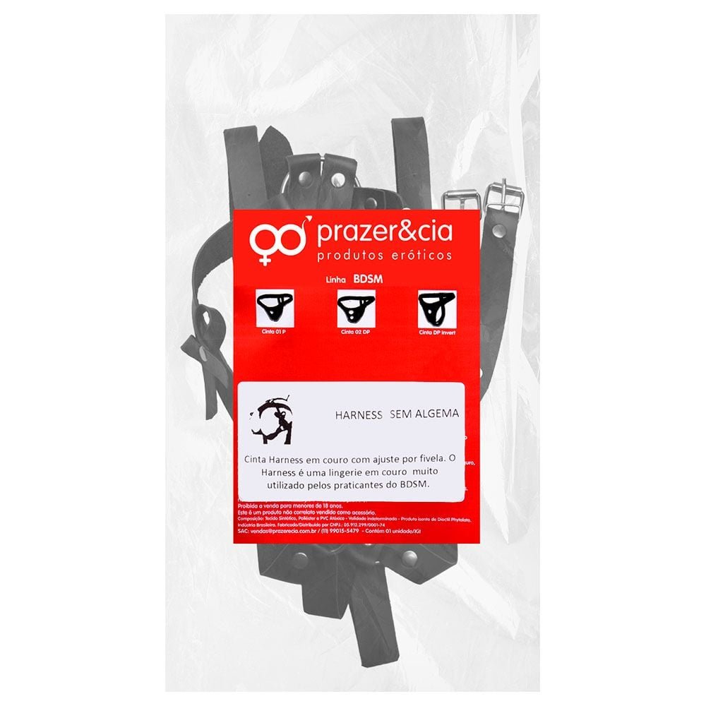 Harness Sado Cinta Sem Algemas Prazer E Cia
