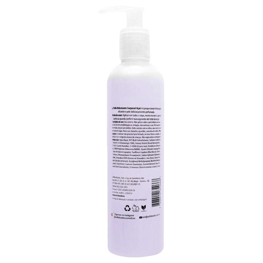 Hidratante Corporal La Pelle 280ml Sofisticatto
