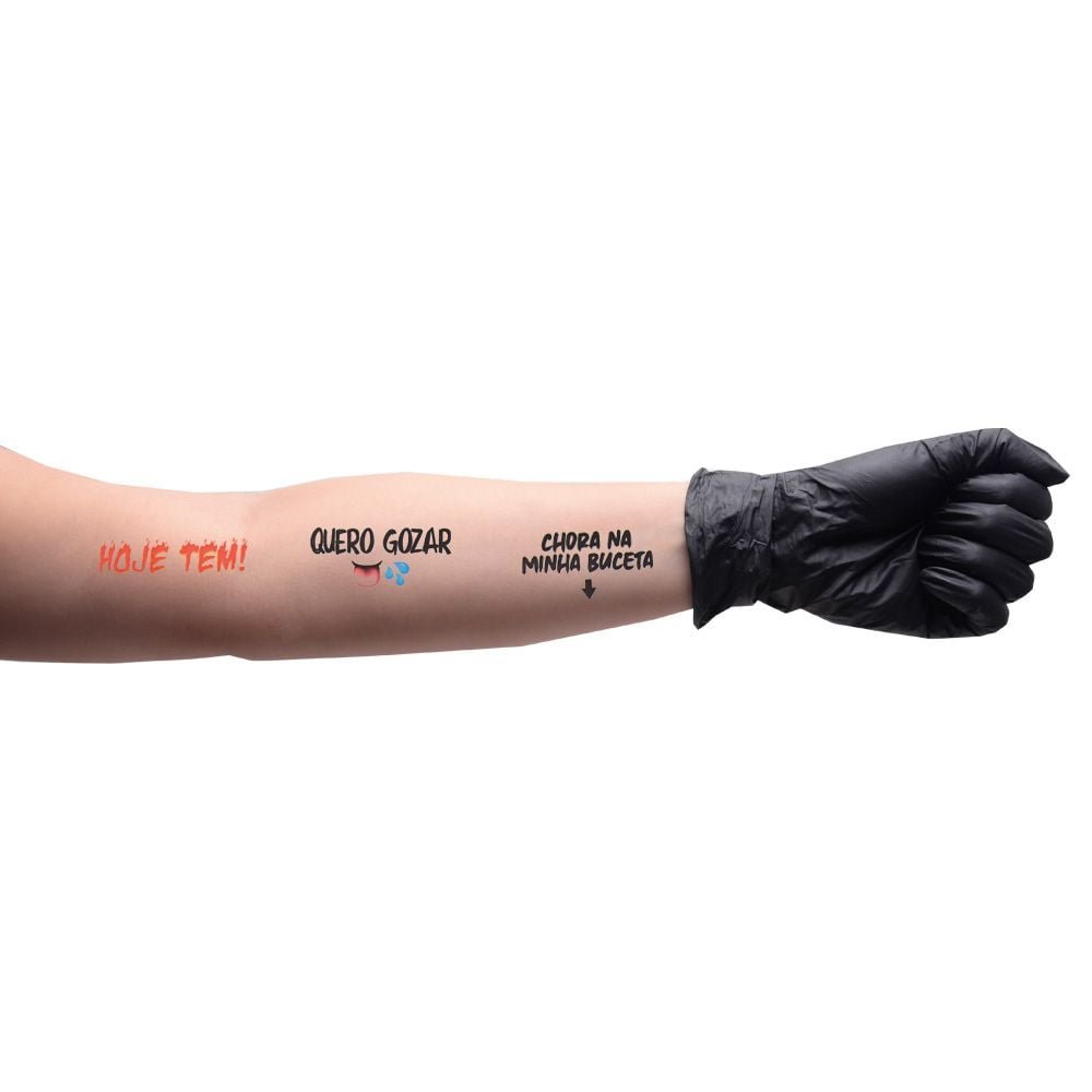 Hoje Tem Tatuagem Temporária 10 X 15cm Sedux