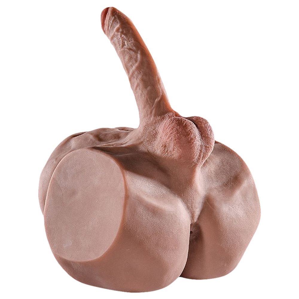 Homem Meio Corpo Cyberskin 28 X 21cm Pênis Sexy Import