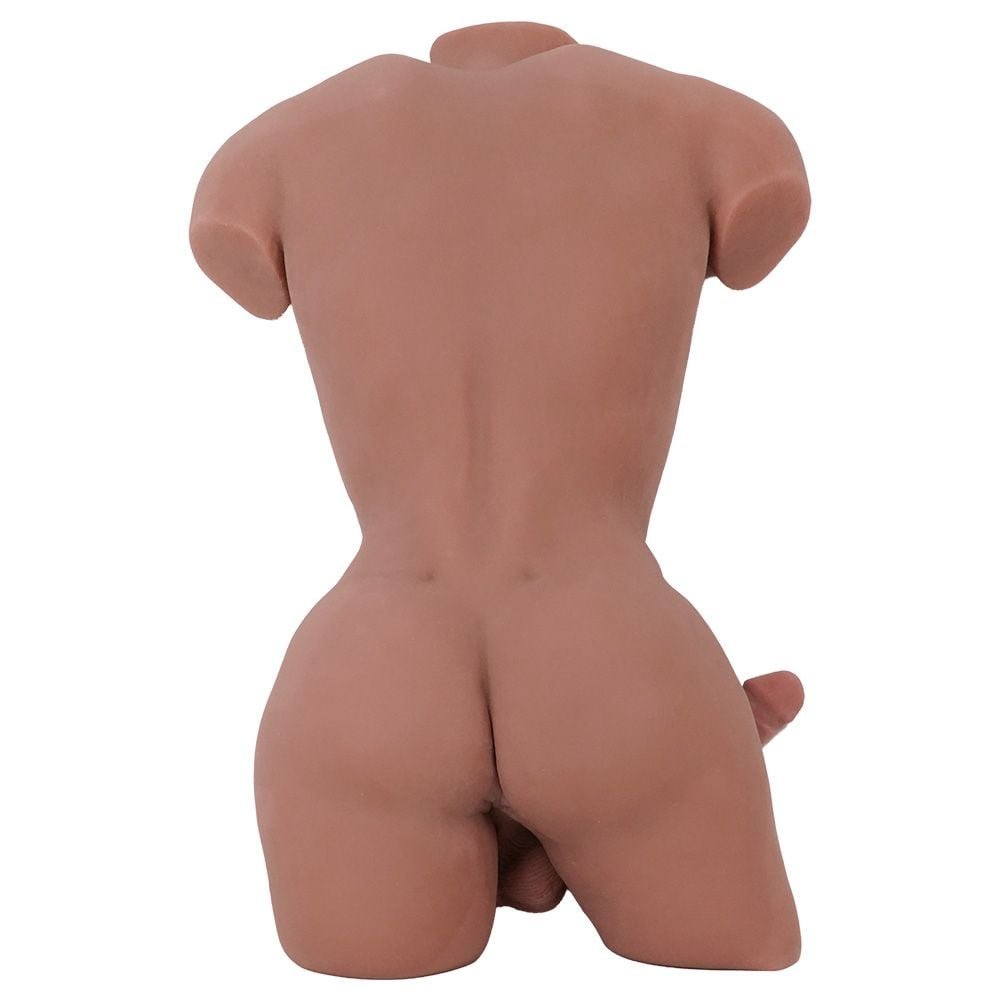Homem Meio Corpo Cyberskin 70 X 39cm Pênis Sexy Import