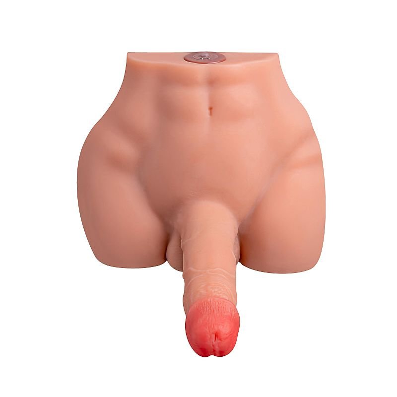 Homem Meio Corpo em CyberSkin / Ânus - Pênis com Vai e Vem - 03