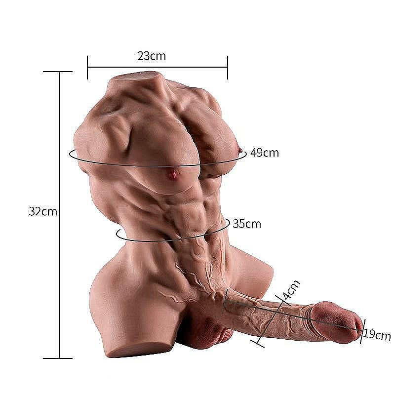 Homem Meio Corpo - Pênis com Vértebra