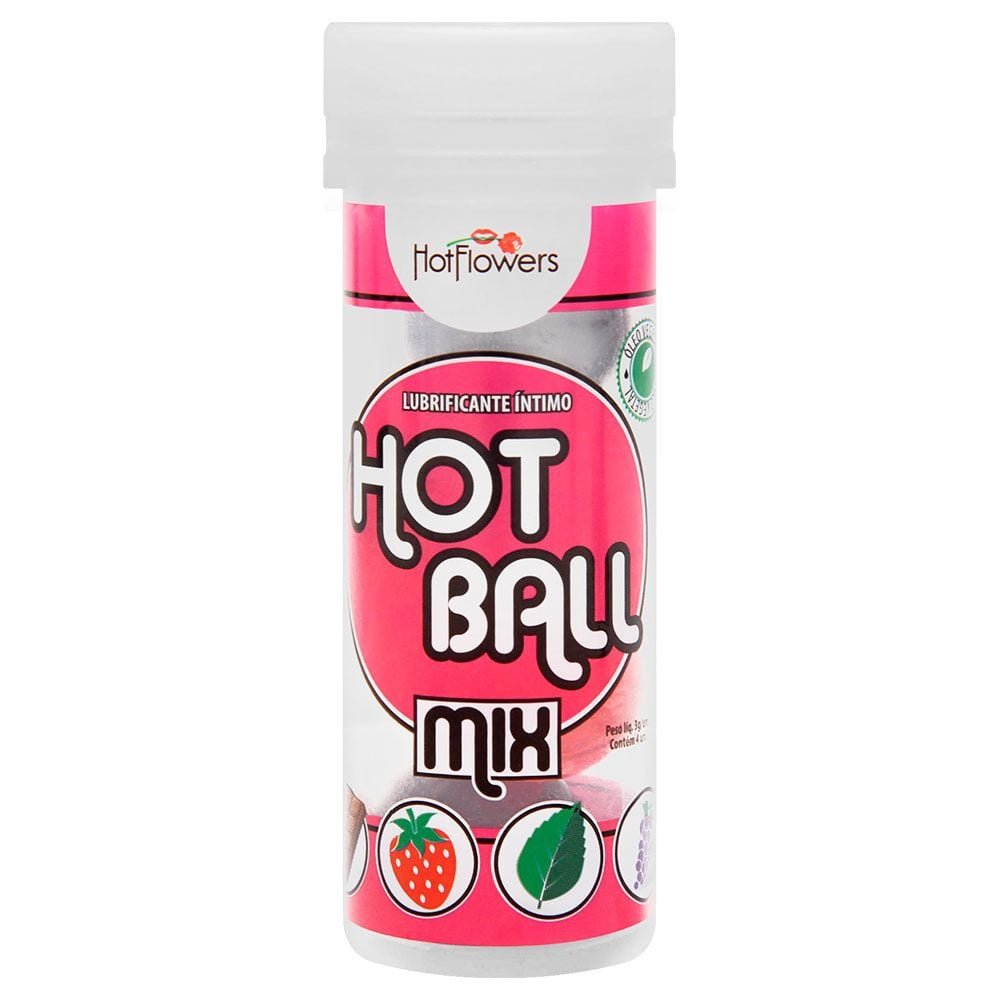 Hot Ball Mix Beija Muito 4 Unidades Hot Flowers