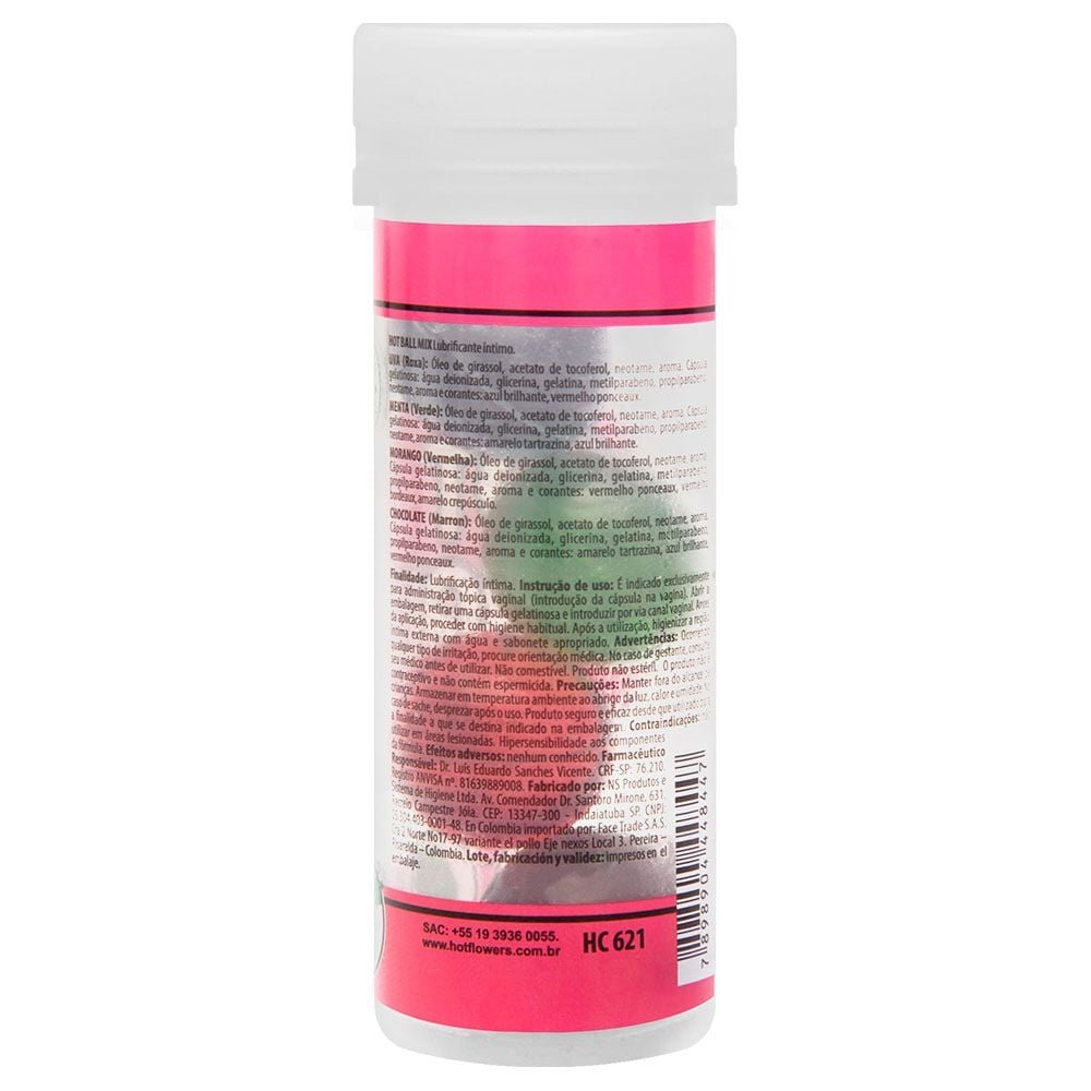 Hot Ball Mix Beija Muito 4 Unidades Hot Flowers