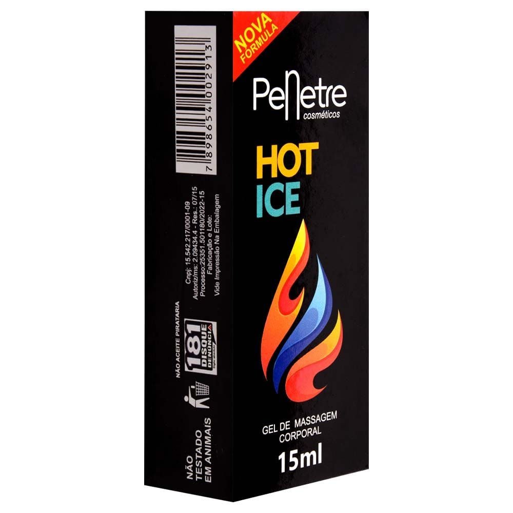 Hot Ice Gel Excitante Esquenta Esfria 15ml Penetre