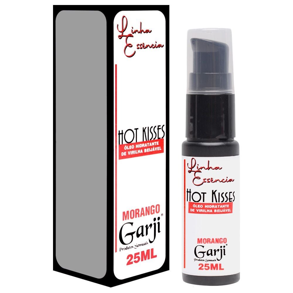 Hot Kisses óleo Hidratante Virilha Beijável 25ml Garji