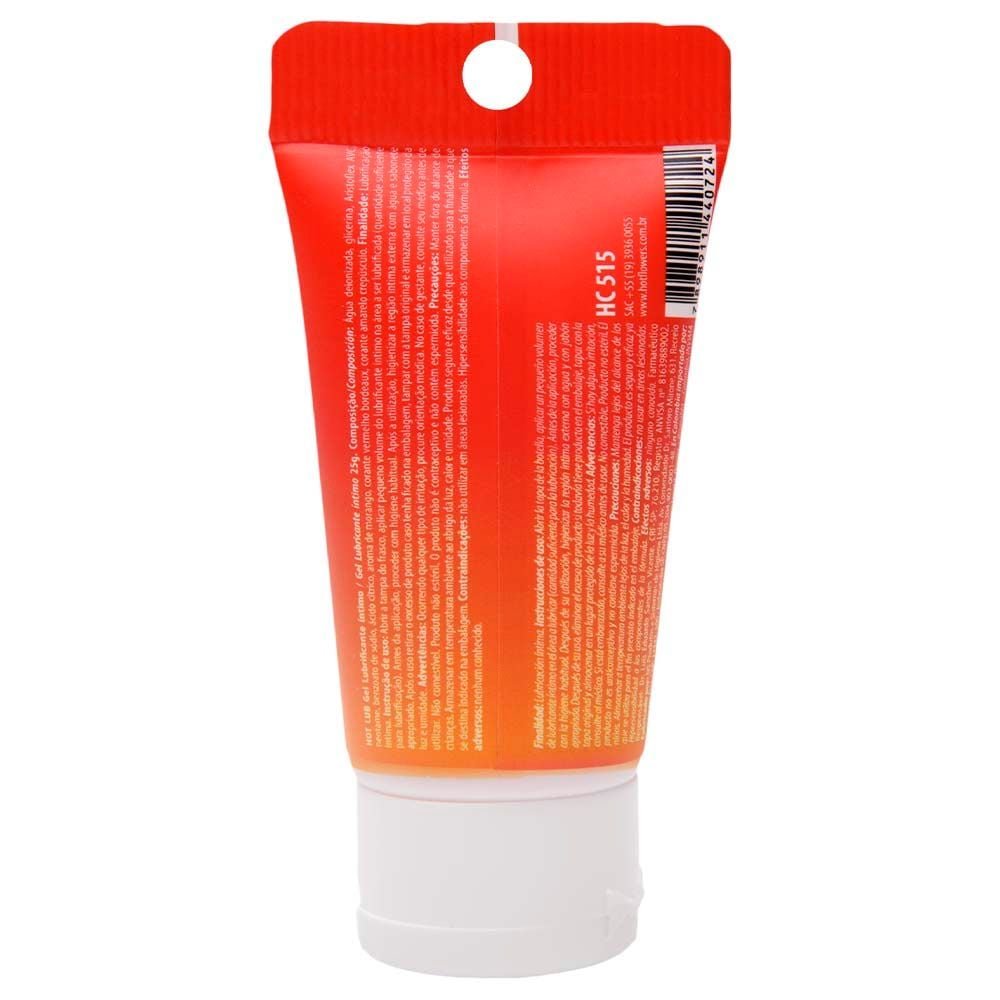Hot Lub Gel Deslizante Beijável 25g Hot Flowers