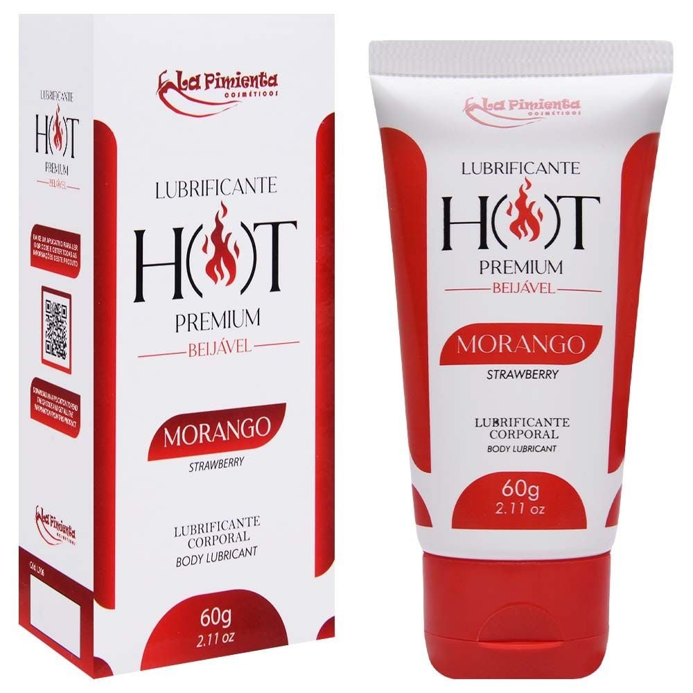 Hot Premium Lubrificante Beijável 60g La Pimienta