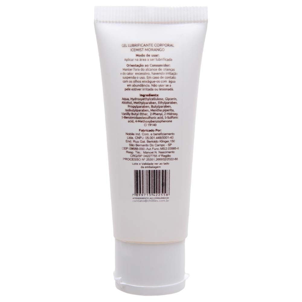 Ice Mist Lub Prime Gel Corporal 30g Chillies