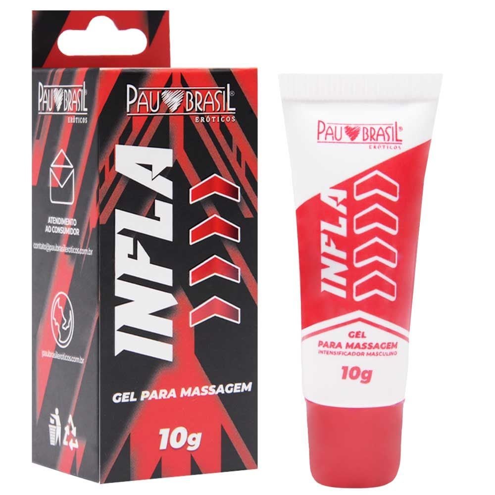 Infla Gel Intensificador Masculino 10g Pau Brasil