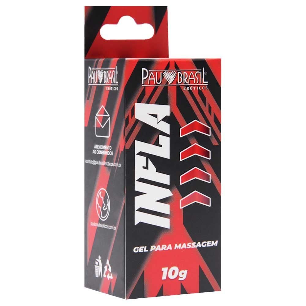 Infla Gel Intensificador Masculino 10g Pau Brasil