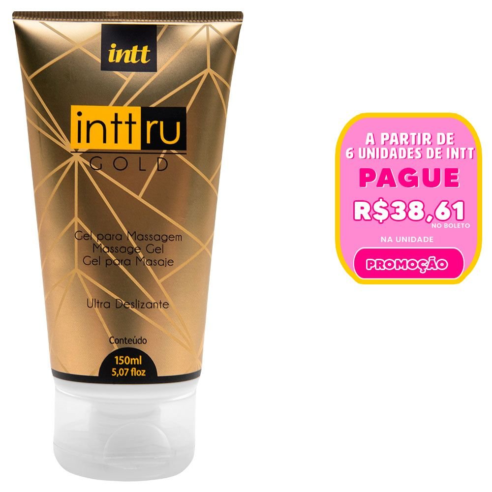 Intt Ru Gold Deslizante Massagem Nuru 150ml Intt