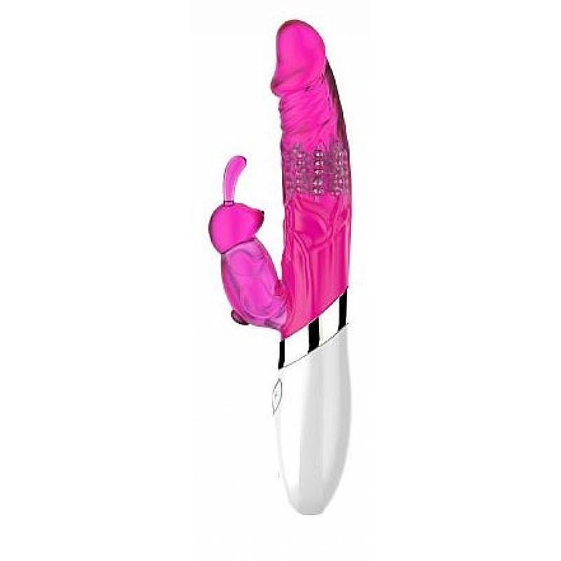 Jack Rabbit Rotativo USB em Jelly - Vibrador de Luxo - iGox