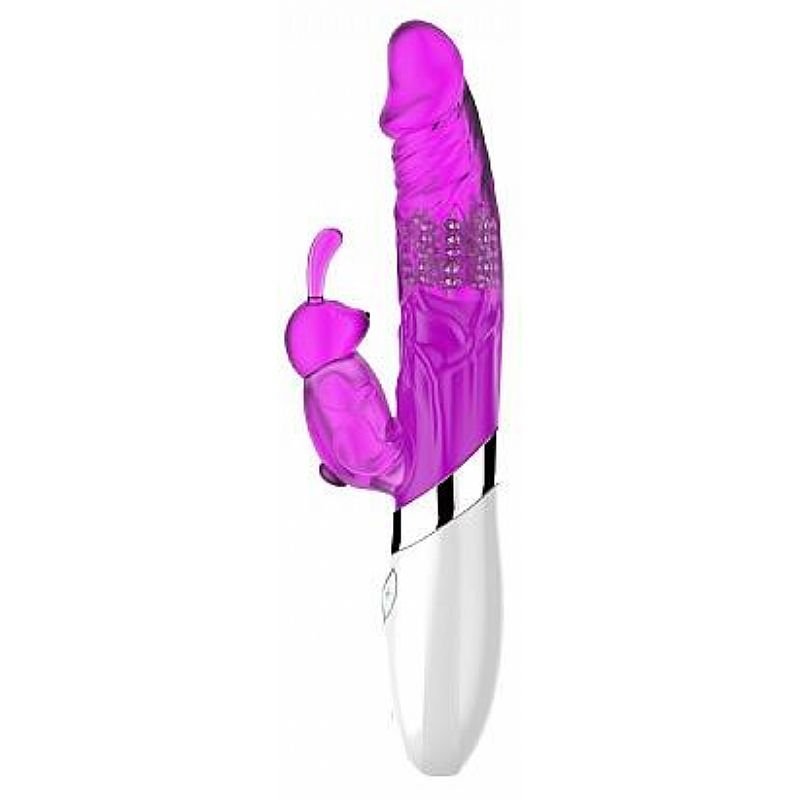 Jack Rabbit Rotativo USB em Jelly - Vibrador de Luxo - iGox