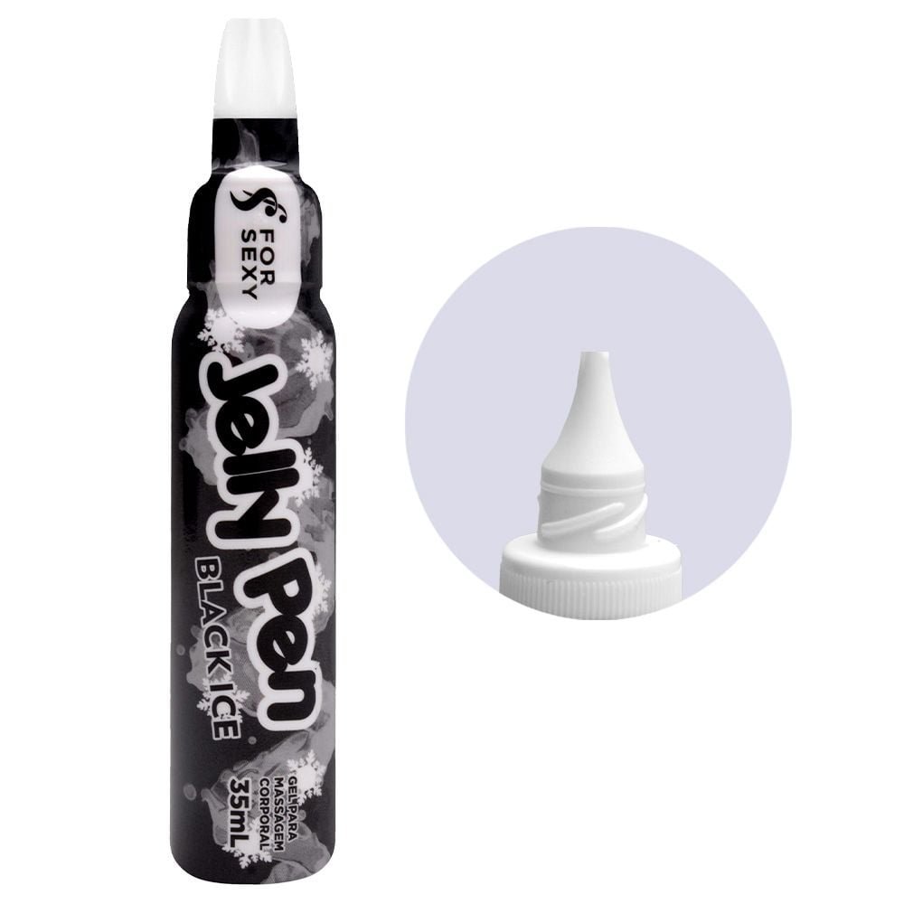Jelly Pen Black Ice Caneta Funcional 35ml For Sexy