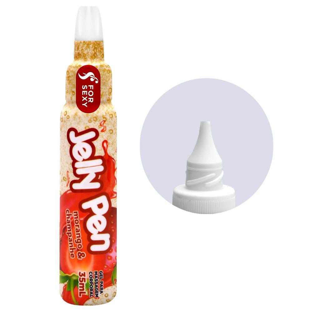 Jelly Pen Frutada Caneta Comestível 35ml For Sexy