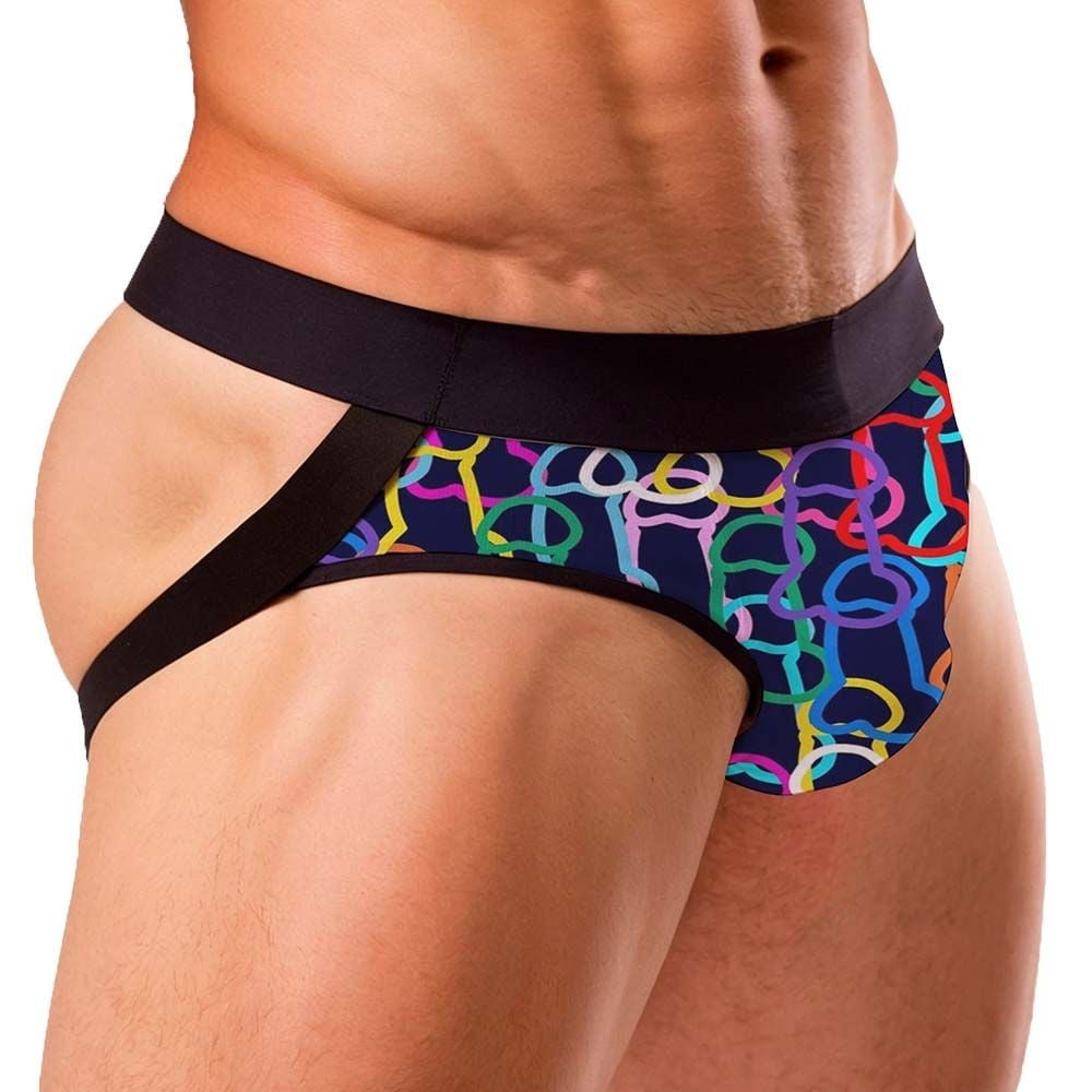 Jockstrap Cueca Sensual Rangel Neon Pimenta Sexy