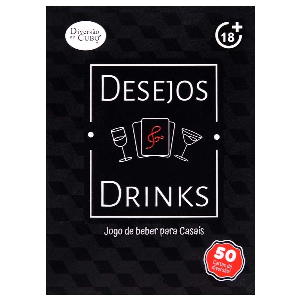 Jogo Desejos E Drinks Para Casais Diversão Ao Cubo