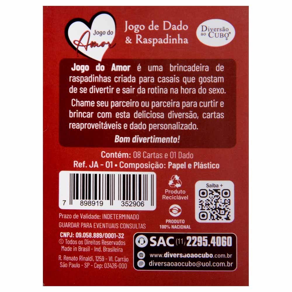 Jogo Raspadinha Do Amor Diversão Ao Cubo